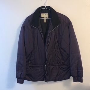 Dark Purple Eddie Bauer Thinsulate Coat Size Large